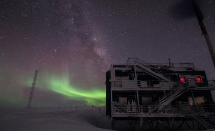 Amerykańska stacja badawcza NOAA (Narodowa Służba Oceaniczna i Atmosferyczna) na Biegunie Południowy