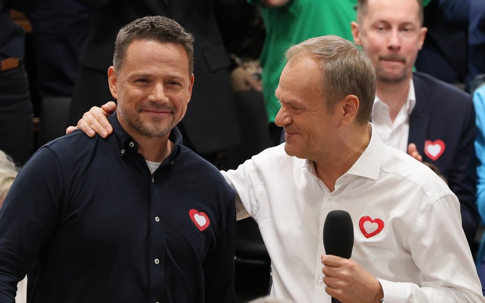 Donald Tusk i Rafał Trzaskowski