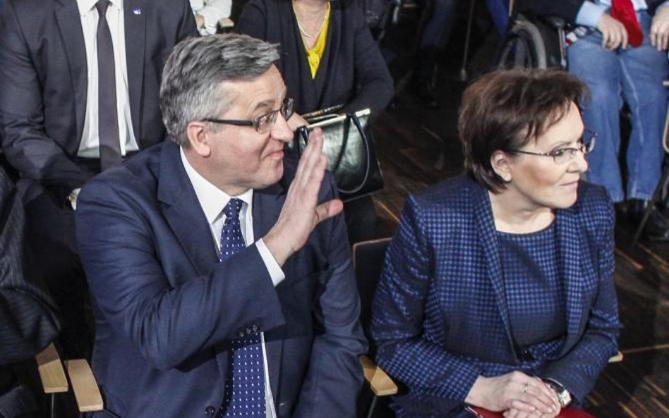 Bronisław Komorowski i Ewa Kopacz