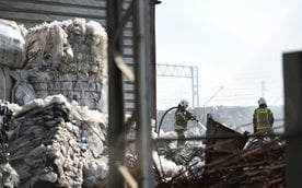 Służby ratunkowe otrzymały zgłoszenie o pożarze przy ulicy Zabranieckiej 5