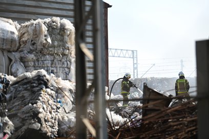 Służby ratunkowe otrzymały zgłoszenie o pożarze przy ulicy Zabranieckiej 5