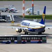 Samolot Ryanair na lotnisku w Maladze