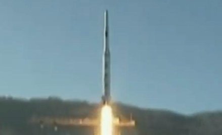 Start północnokoreańskiej rakiety