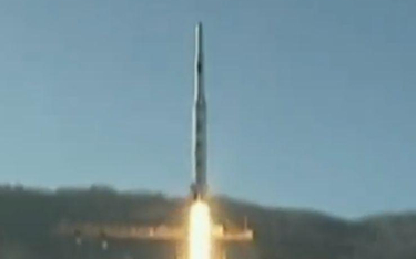 Start północnokoreańskiej rakiety