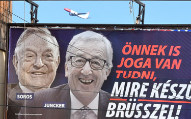 KE odpowiada na węgierskie plakaty z Junckerem i Sorosem