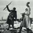 Radość czerwonoarmistów po klęsce Niemców w Stalingradzie, początek lutego 1943 r.