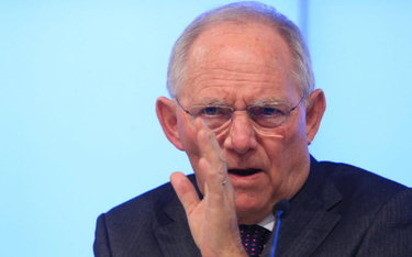 Minister finansów Niemiec Wolfgang Schaeuble