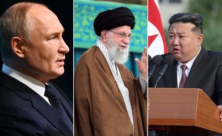 Władimir Putin, Ali Chamenei i Kim Dzong Un