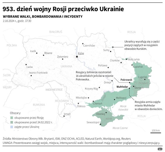 Tak wyglądała sytuacja na froncie 2 października
