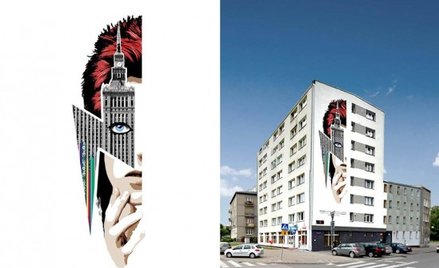 Mural dla Davida Bowiego w Warszawie