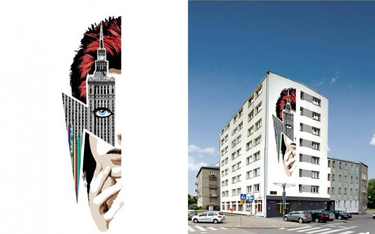 Mural dla Davida Bowiego w Warszawie