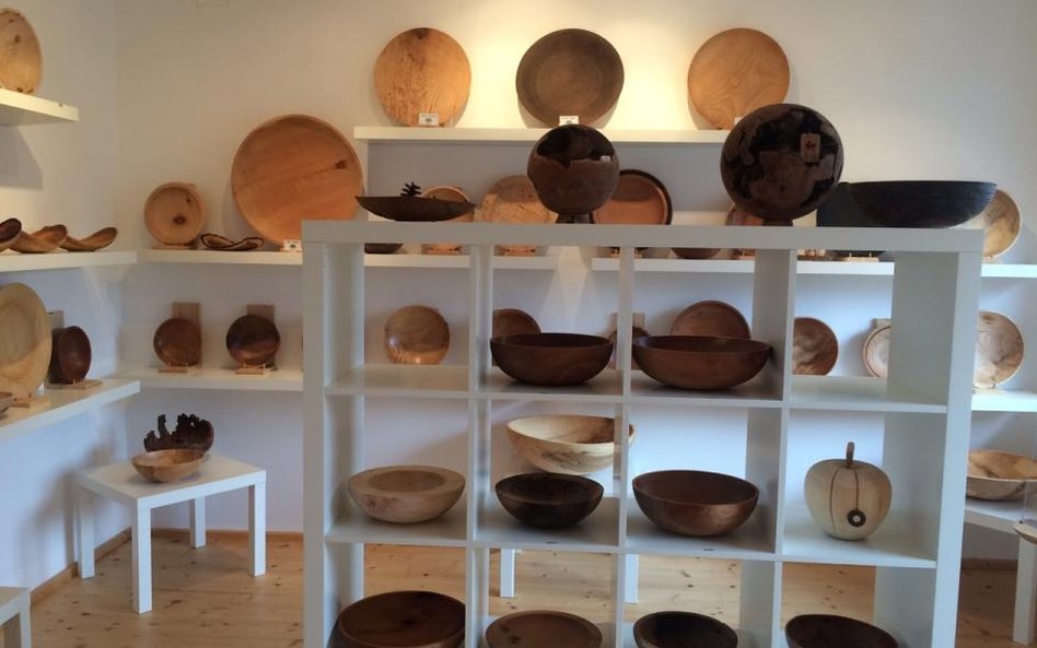 Karl Hainz Windegger z Lany - farmer i rzemieślnik (specjalność wyroby z drewna) - jego pracownia i 