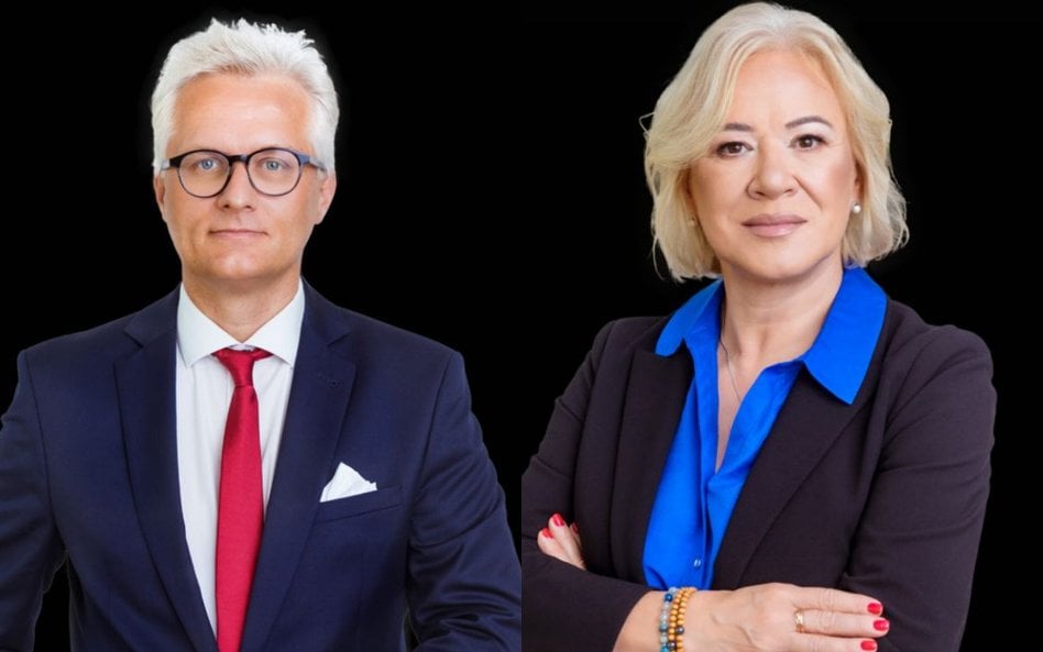 Piotr Witek oraz Lidia Skudławska, Partnerzy Zarządzający Moore Polska.