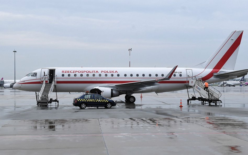 Samolot rządowy Embraer 175 SP-LIH