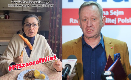 Posłanka Małgorzata Chmiel i Robert Telus