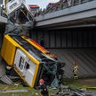 Wypadek autobusu w Warszawie - kierowca zatrzymany