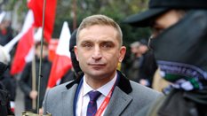 Robert Bąkiewicz podczas Marszu Niepodległości 11 listopada 2022 r.