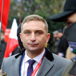 Robert Bąkiewicz podczas Marszu Niepodległości 11 listopada 2022 r.