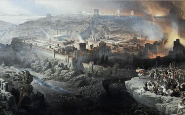 Oblężenie Jerozolimy trwało ponad cztery miesiące (obraz Davida Robertsa, 1850 r.)