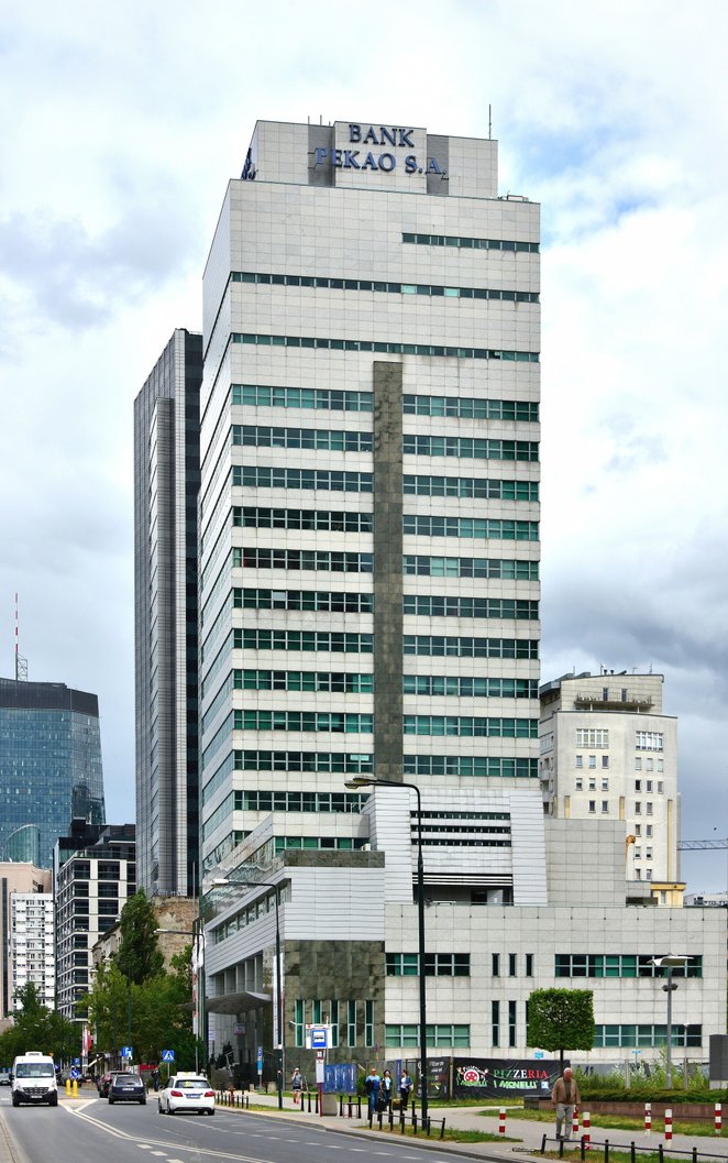 Pekao Tower w czasach, gdy najemcą był Bank Pekao S.A.