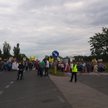 Protest na trasie Warszawa - Katowice