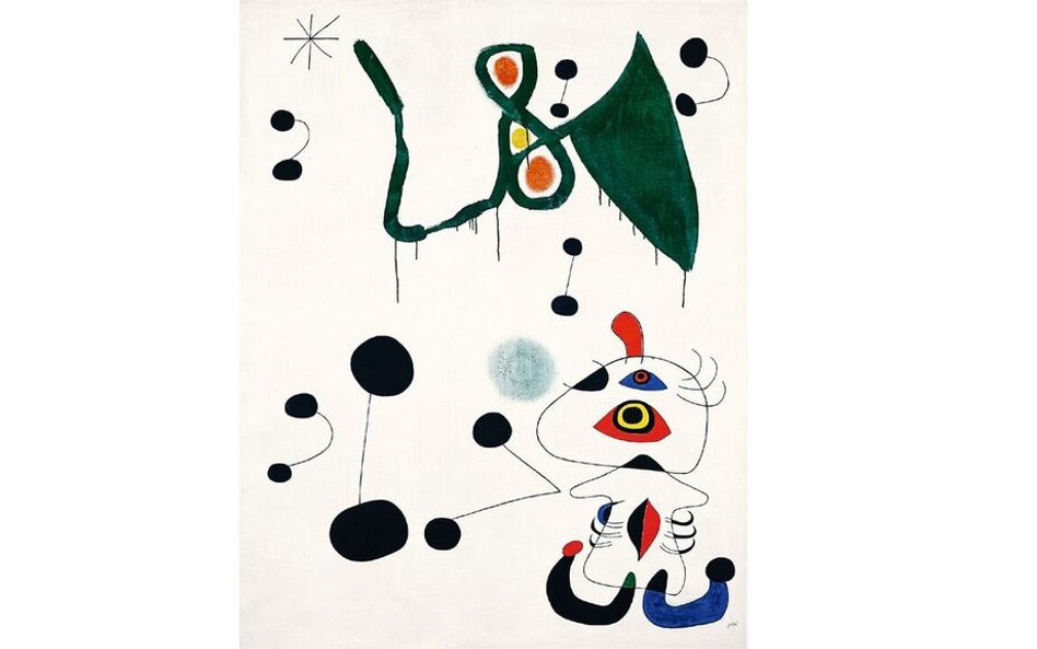 Kobieta i ptak nocą