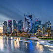 West Bay na promenadzie Corniche w stolicy Kataru, Dosze.