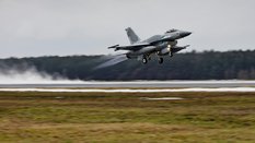 Rosyjski dron zestrzelony nad Litwą. Włoskie myśliwce w akcji