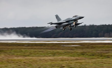 Rosyjski dron zestrzelony nad Litwą. Włoskie myśliwce w akcji