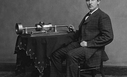 Edison z fonografem