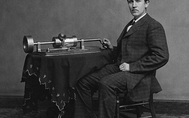 Edison z fonografem