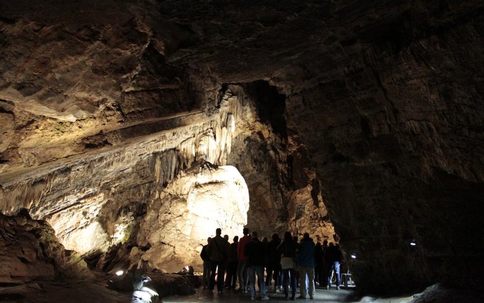 Jaskinie w Han-sur-Lesse w Belgii