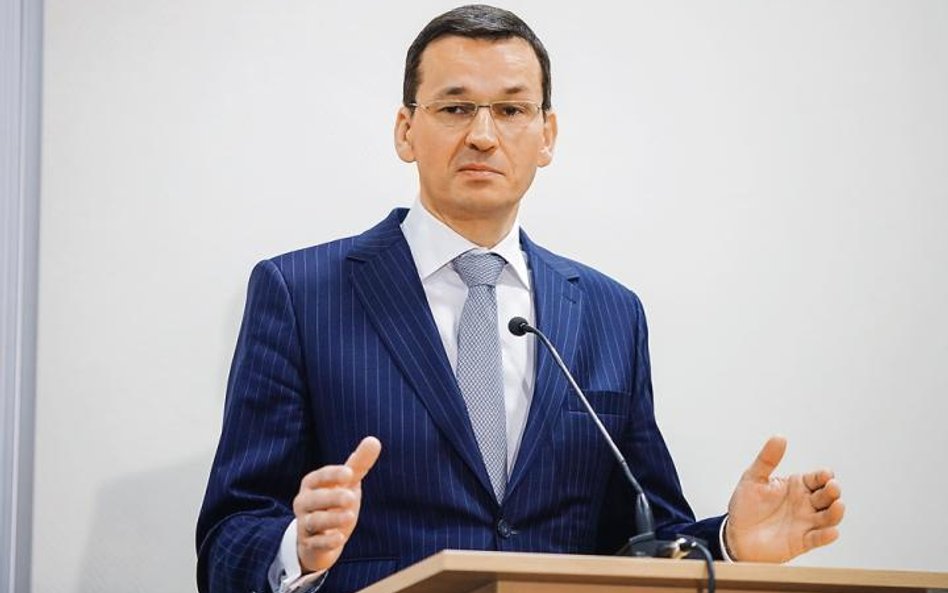 Wicepremier Mateusz Morawiecki przedstawiał ofertę inwestycyjną Polskiego Funduszu Rozwoju.