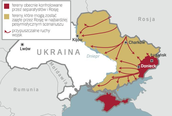 Sześć Scenariuszy Rosyjskiej Inwazji Na Ukrainę - Rp.pl