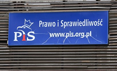 Siedziba Prawa i Sprawiedliwości przy ul. Nowogrodzkiej w Warszawie