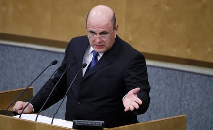 Wszystko dla armii, coraz mniej dla obywateli. Gospodarka Rosji pod presją. Na zdjęciu premier Rosji