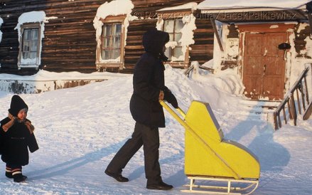 Workuta, w drodze do przedszkola