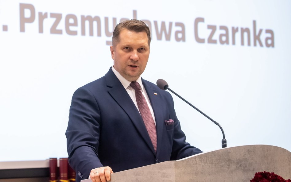 Minister edukacji i nauki Przemysław Czarnek