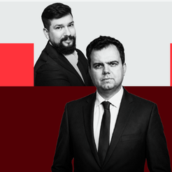 Michał Kolanko, dziennikarz i analityk polityczny „Rzeczpospolitej” i Michał Płociński, zastępca red