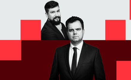 Michał Kolanko, dziennikarz i analityk polityczny „Rzeczpospolitej” i Michał Płociński, zastępca red