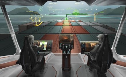 Szyba w miejscu dowodzenia pokryje się informacjami z różnych systemów nawigacyjnych statku