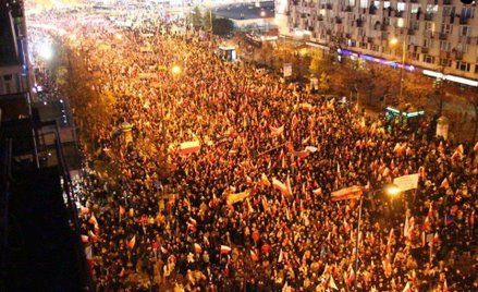 Marsz Niepodległości w 2014 roku.