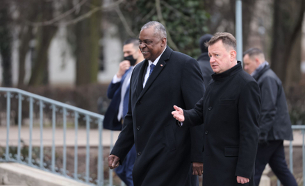 Lloyd Austin i Mariusz Błaszczak