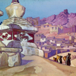 „Koń szczęścia” Nikołaja Roericha z cyklu „Maitreya” (1925 r.).