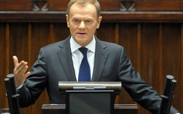 Premier Donald Tusk wygłasza expose w Sejmie