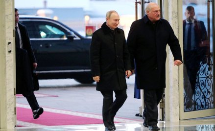 Putin i Łukaszenko w Mińsku
