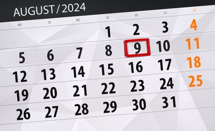 Wydarzy się dziś. Kalendarium wydarzeń na rynkach w dniu 09.08.2024