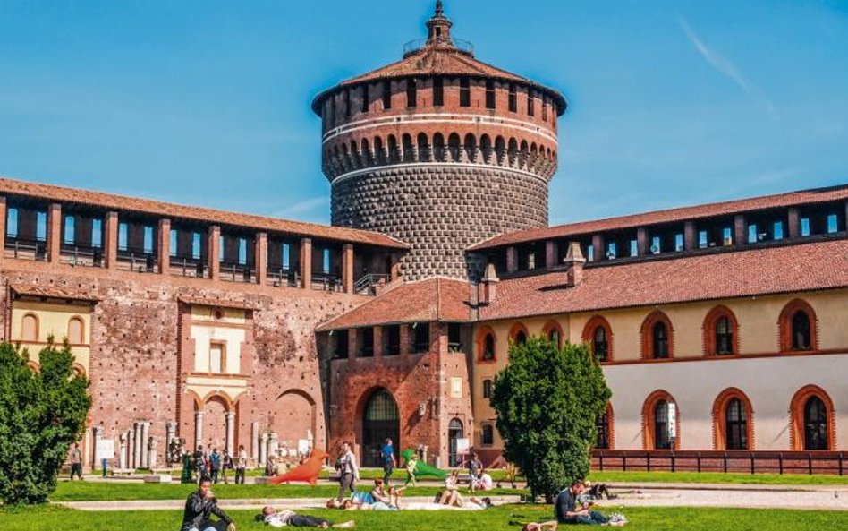 Castello Sforzesco: siedziba godna księcia