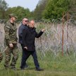Donald Tusk na granicy z Białorusią