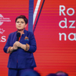 A w sercu 500+... Wicepremier Beata Szydło na konwencji PiS, podczas której partia ogłosiła plan kol